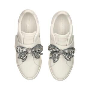 Kurt Geiger Women's White and Cream Trainer